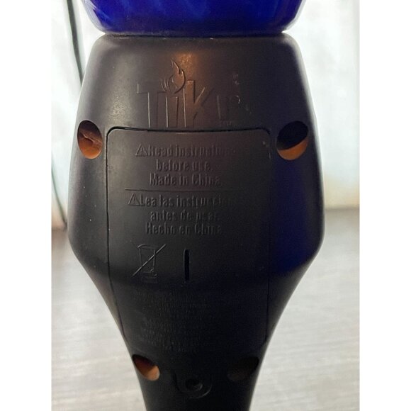 4 Tiki Premium glowing torch LED retired glass pole lamp light citronella - Picture 2 of 9